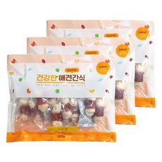 웁스 강아지 건강한 간식, 오리본, 300g, 3개 - 반려견간식