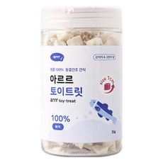 아르르 반려동물 토이트릿 동결건조 간식 1cm, 븍어, 35g, 1개 - 에피트릿