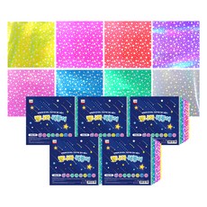 星空閃光五彩紙屑, 8 種顏色, 5個