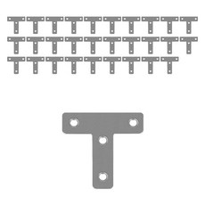 모네스페스 6번 스텐 T자 평철, 30개 - 평철