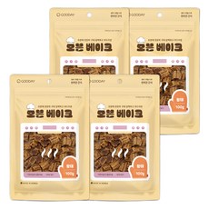 굿데이 강아지 오븐베이크 간식, 황태맛, 100g, 4개