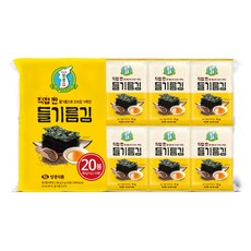 지도표성경 들기름 식탁김 20p, 80g, 1개