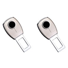 리버폭스 차량용 안전벨트 연장클립 AQ-02, 로즈골드, 2개