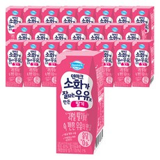 덴마크 소화가 잘되는 우유로 만든 딸기, 190ml, 24개