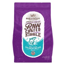 스텔라앤츄이스 캣 로우 코티드 키블 와일드 코트 건식사료, 연어, 1.1kg, 1개 1.1kg, 1개, 연어
