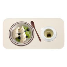 디아르 플래티넘 실리콘 방수 브런치 식탁매트, 아이보리, 39 x 19.5 cm, 1개 아이보리, 1개, 39 x 19.5 cm