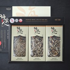 해가인 건멸치 3종 선물세트 세중대 690g + 쇼핑백, 1세트