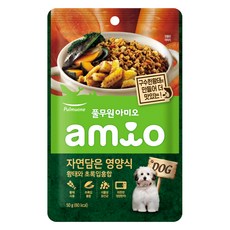 풀무원아미오 강아지 자연담은 영양식 황태와 초록입홍합, 기타생선, 50g, 1개
