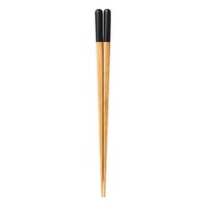 야마치쿠 강코 대나무 젓가락 23cm, 블랙, 단품, 1개