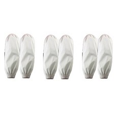 문구담 미술 작업용 방수팔토시 3p, 화이트, 36 x 18 cm