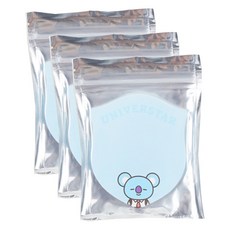 BT21 1단 점착 메모지, 06 KOYA, 3개, 1개입 - 코야