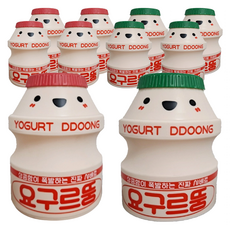 요구르뚱 케이스 빨간색 5p + 초록색 5p 세트, 1세트