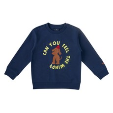 블루독 아동용 도기 세미 루즈 스웨트 셔츠