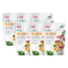 MomsCare 프로엠 맘스케어 유기농 채소과자, 채소맛, 30g, 6개