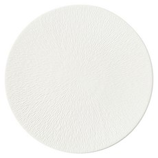 제이테이블 원형 도자기 플레이팅 굽접시, 화이트, 1개
