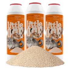 LittleOne 목욕 모래 33010, 3개, 1kg