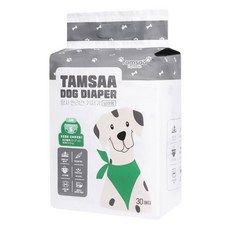 Tamsaa 寵物紙尿褲, 公狗專用, S碼, 22-37cm腰圍, 30片, S, 1包