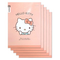 Sanrio 小學筆記本狹窄空間通知本, Hello Kitty, 5個