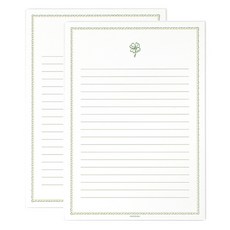 페이퍼리안 니어앤디어 노트패드 A5, 네잎 클로버, 2개, 1개입 네잎 클로버, 2개, 1개입
