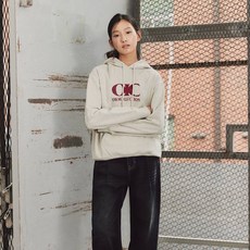 오아이오아이 여성용 뉴 시그니처 후드티셔츠