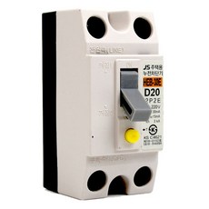JS Industrial Systems 住宅漏電斷路器 2P20A, 1個