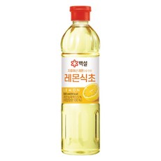 백설 CJ제일제당 지중해산 레몬식초, 500ml, 1개