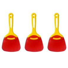퀸스리빙 다용도 알뜰 주걱 대, 혼합색상, 3개