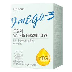 닥터린 초임계 알티지 rTG 오메가3 알파 30g, 30정, 1개