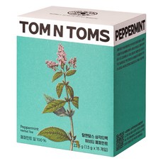 탐앤탐스 페퍼민트 삼각티백, 1.5g, 1개, 15개입