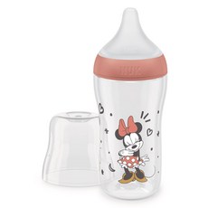 누크 퍼펙트매치 젖병 + 젖꼭지 M 세트, 디즈니 미니, 1세트, 260ml 디즈니 미니, 1세트, 260ml