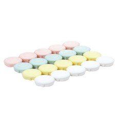 아텍스 국산 실리콘 콘센트 안전커버, 1세트, 연핑크 + 연노랑 + 연그린 + 화이트