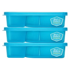 MiraSKitchen Bajirak便當盒, 3個, 單色