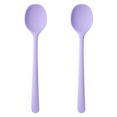 EasySili 矽膠炊具炒勺, 紫色, 2入