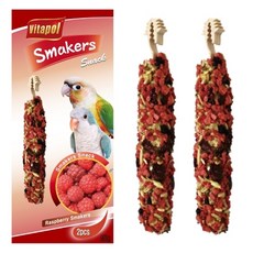 비타폴 앵무새 소동물 라즈베리 영양바 간식 2p zvp-1117, 90g, 1개