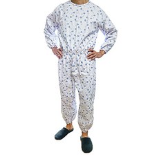 메디코 뒷지퍼 성인우주복 XL, 국화블루, 1세트