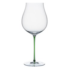 BRC크리스탈 튤립 버건디와인잔 그린, 770ml, 1개