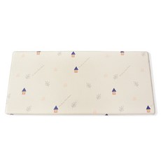 삼정크린마스터 포그니 양면 키친매트 20T, IVORY + GRAY, 1개