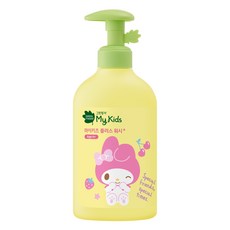GREEN FINGER 綠手指 My Kids Plus三麗鷗溫和沐浴露 桃子香, 320ml, 1瓶
