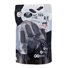烏嬤嬤 黑芝麻糕, 低糖不膩, 養生健康美味, 香Q不黏牙, 300g, 1袋