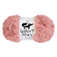 니뜨 자이언트 폭시 뜨개실 100g, 11 살몬핑크, 1개