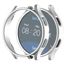 모할랩 갤럭시워치 호환 액정 보호 하드 케이스 46mm, 02 실버 02 실버