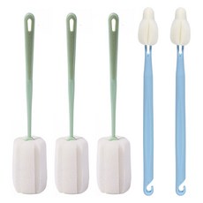 엠피엘 360도 텀블러 세척솔 3p + 젖꼭지솔 2p 세트, 민트(세척솔), 블루(젖꼭지솔), 1세트