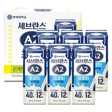 세브란스에이투 연세유업 프로틴 음료 오리지널, 190ml, 6개