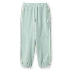 renoma kids 女童拼色滾邊絲絨慢跑褲 R2445P291, 完好 (R2445P29122)