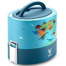바야코리아 Tyffyn 보온 도시락통 600ml, 다이노맵, 1개