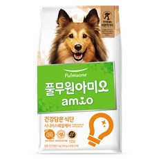 풀무원아미오 강아지 건강담은 식단 기능성 사료, 시니어, 1kg, 1개