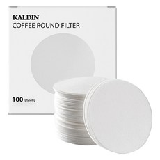 칼딘 모카포트 여과지 더치커피기구 올 라운드 포터필터 56mm, 100개입, 1개
