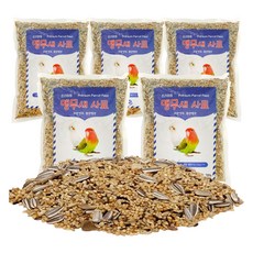 리프패럿 리아펫 프리미엄 앵무새 사료, 700g, 5개