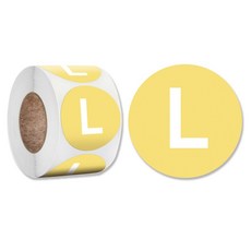아이엔피 사이즈 L 롤 원형스티커 2.5cm FS04, 혼합색상, 500개 혼합색상, 500개