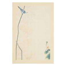 Laventia網格圖案書法紙1型, 10個